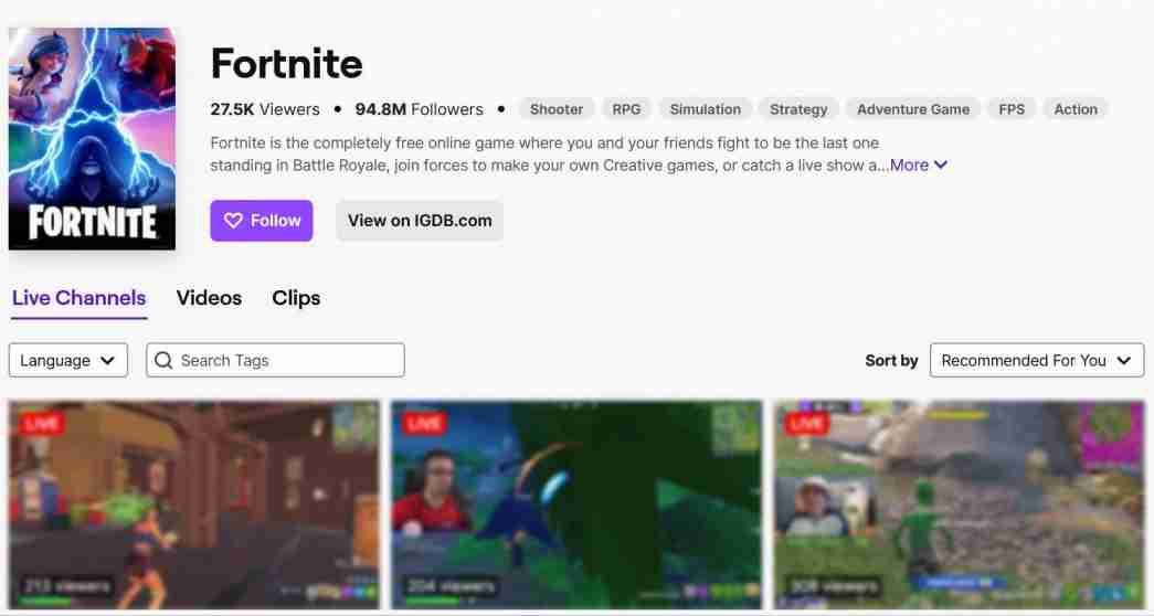 Cross-Streaming