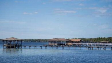Lake Conroe in Texas