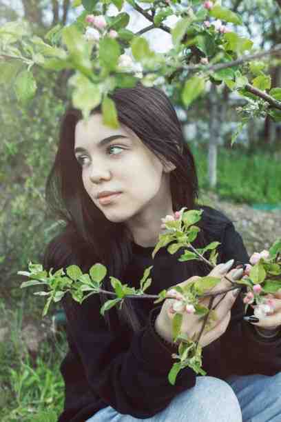 Nature-Inspired WhatsApp DP for Girls
