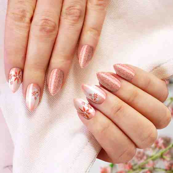Negative Space nails Designs 
