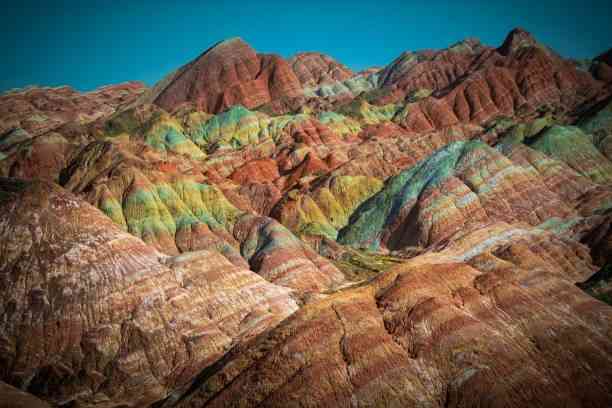 colourful mountains
