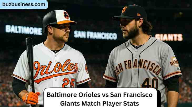 baltimore orioles vs san francisco giants match player stats