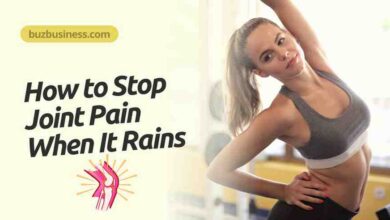 how to stop joint pain when it rains