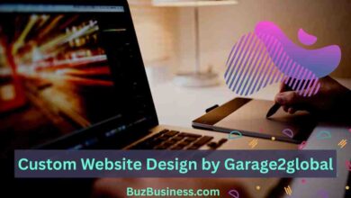 custom website design by garage2global